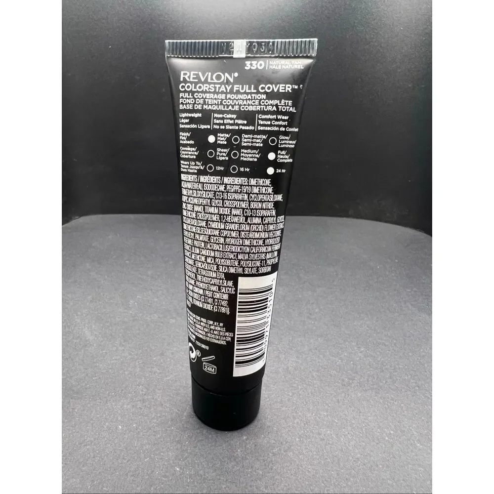 Revlon ColorStay Full Cover Foundation Matte Finish 330 Natural Tan